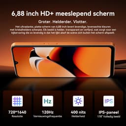 Blackview WAVE 10 Smartphone 4G AI - DUAL SIM - 32 GB RAM - 128 GB ROM - Octa Core - Android 16 - 6,88 inch - 5000mAh - Zwart — thumbnail 7