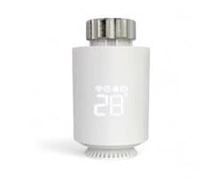 Slimme radiatorknop | Radiatorknop | Wifi | App bediening | Zonder gereedschap | Temperatuurregeling | Zigbee 3.0 | Wit