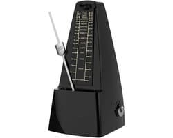 Mechanisch Metronoom Zwart - Hard Geluid Voor Piano - Drum - Viool - Gitaar