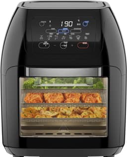 Aurixi® Airfryer xl - Airfryer xxl - Heteluchtfriteuse -10 Liter - XL familiemaat - Zwart- 31cm x 31cm x 38cm ‎ — thumbnail 1