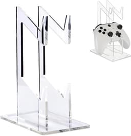 Hoofdtelefoon en Gaming Controller Houder | Acryl Stand voor Bureau | Opbergsysteem met 2 Niveaus — thumbnail 1