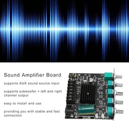 2.1 Kanaals Bluetooth 5.0 Audio Versterker met Subwoofer Uitgang - 2x50W + 100W Vermogen — thumbnail 4