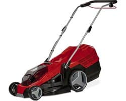 Accu Grasmaaier - Draadloze Grasmaaier - Gazon Onderhoud - 6-Traps Maaihoogte - 43 Cm Maaibreedte - Rood Zwart