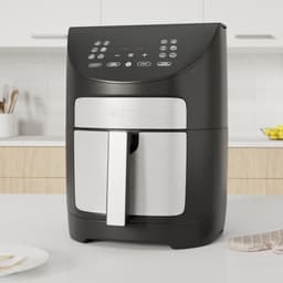 Digitale Airfryer - Heteluchtfriteuse - Gezond Frituren - FryForce 360° Technologie - 7 Quarts - Zwart — thumbnail 5