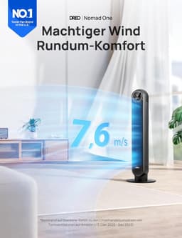 Stille Torenventilator - Met Afstandsbediening - Waaier met Timer - Zomer — thumbnail 4