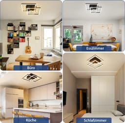 NETTLIFE Plafondventilator met Verlichting LED - Stil - Met Afstandsbediening - Zwart - 3000-6500K Dimbaar - Modern - 6 Standen - DC-Motor - Timer - Voor Slaapkamer — thumbnail 5