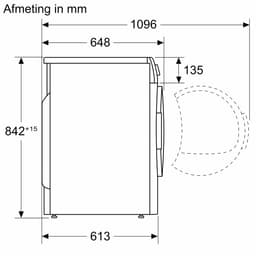 Siemens iQ500 WQ32J200NL – Warmtepompdroger – 9 kg - AutoDry - Wit — thumbnail 11