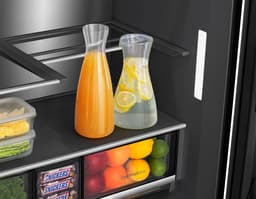 Hisense RQ600P7SKE - Amerikaanse koelkast - Energielabel E - PureView Door - 6,86" Intelligent Hub touchscreen display - Water- & ijsdispenser - Metal Tech Cooling - No Frost - Zwart - Multi-Air Flow - Super Cool - Fast Freeze - 37dB (A) - 615 Liter — thumbnail 12
