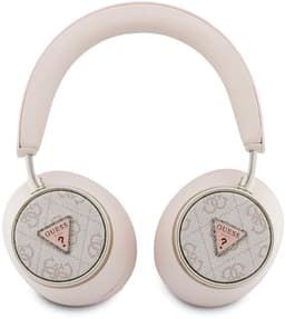Guess Bluetooth Koptelefoon - ENC - PU Leather met opberdoos - 4G Triangle Logo - Roze — thumbnail 3