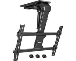 Elektrische Tv-plafondbeugel voor 37 tot 75 Inch Televisies - Gemotoriseerd en Neerlaatbaar