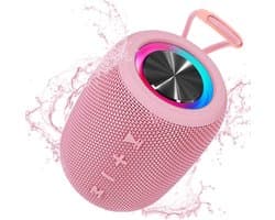 Draadloze Bluetooth Speaker met 20W Geluid, LED-Verlichting en IPX6 Waterdicht