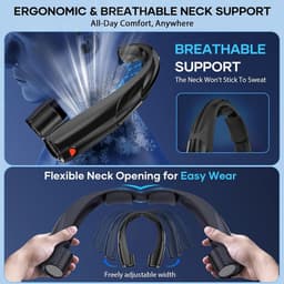 Draagbare Oplaadbare Nekventilator met 6 Snelheden en 360° Koeling — thumbnail 5