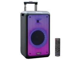 Draagbare Accu Luidspreker 400W met Bluetooth, LED Lichteffect en TWS - Zwart