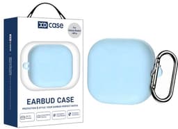 XDcase - hoesje geschikt voor Samsung Galaxy Buds 4 / 4 pro soft case cover - blauw - TPU hoesje Beschermhoes - Samsung Galaxy Buds 4 / 4 Pro Cover - Buds4 hoesje - gel hoesje met sleutelhanger — thumbnail 1