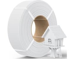 Matte PETG 3D Printer Filament 1.75mm voor Hoge Snelheid, Wit, ±0.02mm Precisie