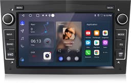 Junsun Android 15 Autoradio Geschikt Voor Opel Astra H Corsa C & D Agila Combo Antara Vectra Zafira Meriva, Draadloze CarPlay & Anfriod Auto, 7-inch zwart Touchscreen - Bluetooth, GPS-Navigatie - SWC & WiFi, FM & USB, Plug & Play, DSP, Quad-Core — thumbnail 1