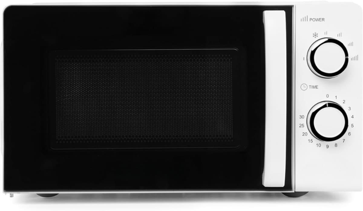 SNJY® Magnetron Vrijstaand - Microgolf - Microwave - 700W - 20 Liter - 35D x 45B x 24H cm - Wit — afbeelding 1