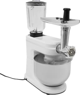 Keukenmachine - Keukenapparaat - Bakken en Mixen - 3-in-1 Multifunctioneel - 6L Kom - Wit — thumbnail 4