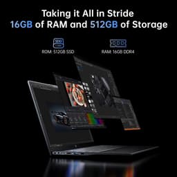 Acemagic LX15 Laptop - 15,6 inch - Intel N95 processor tot 3,4 GHz - 16GB DDR4 RAM 512GB SSD - Windows 11 Pro - WiFi 5 - BT5.0 - Notebook Grijs — thumbnail 2