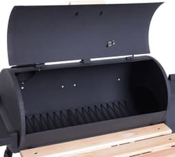 Outsunny-Smoker-Steel-124x53x108cm-Black — thumbnail 2