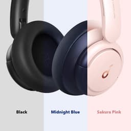 Soundcore Q30 by Anker Bluetooth-hoofdtelefoon, hybride actieve geluidsisolatie, individuele modi, Hi-Res geluid, EQ in app, 40h batterij, comfortabele grip, verbinding van 2 apparaten (blauw) — thumbnail 4