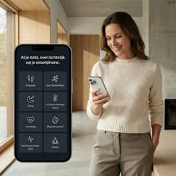 SyncGear Smart Ring - Slimme Ring voor Heren & Dames Met Oplaadcase – Menstruatiecyclus - Activity Tracker - SpO2 - Stappenteller - Hartslagmeter - Nederlandse App - Maat 11 (Europese Maat 65) - Kleur: Zwart — thumbnail 4