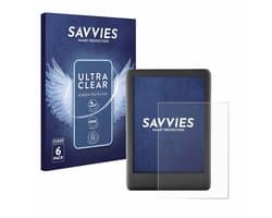 Savvies - Screenprotector voor Amazon Kindle 2019 (10. Gen.) - Folie Beschermfolie transparant 6 Stuks