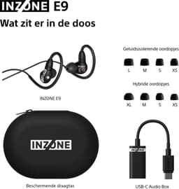 Sony INZONE E9 – In-ear Gaming Oordopjes - Zwart — thumbnail 4