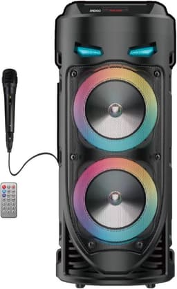 Bluetooth speaker - Draagbare Bluetooth Karaoke Speaker - Draagbare bluetooth speaker - - Met LED Lichtshow & Eco Modus — thumbnail 1