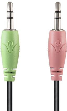 PC-Office-headset NHS-P100' met nekband, stereo, zwart — thumbnail 8