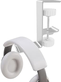 Hoofdtelefoonhouder Aluminium Standaard - Gaming, Onder Bureau, Klem, Zilver — thumbnail 3