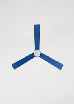 CREATE - Stille plafondventilator 40W met licht - Kobaltblauw - Ø132cm - Afstandsbediening - WIND MODERN — thumbnail 5