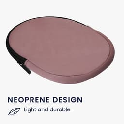 kwmobile hoes geschikt voor Anker Soundcore Q20i - 20 x 16 cm - Beschermhoes voor headset in donkerroze - Van neopreen — thumbnail 9