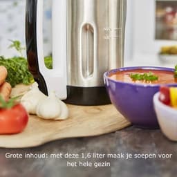 VIN® Soepmaker – Soupmaker Met 4 Programma’s - Soep Maker Met Automatische Geheugenfunctie – Blender Met 1,6 l Roestvrij Stalen Kan - 1150 W — thumbnail 3