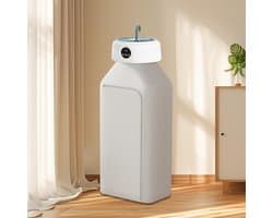 Draagbare wasdroger, opvouwbare droger met constante temperatuur van 68 °C, 1-8 uur timing, mini-droger voor 8-10 kledingstukken, kleine wasdroger voor appartement, trip