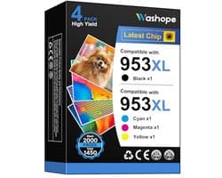 Druckerpatronen Compatibel voor 953XL - Verpakking met 4 Cartridges