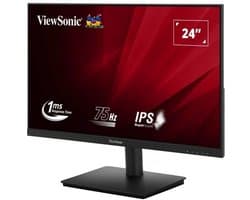 Viewsonic VA240-H-2 - LED-Monitor 24'' - 1920 x 1080 @ 75Hz - IPS - 250 cd/m² - 1 ms - HDMI, VGA (D-Sub) - Zwart