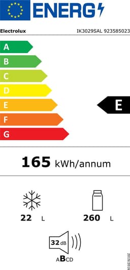 Electrolux IK3029SAL combi-koelkast Ingebouwd 282 l E — thumbnail 2