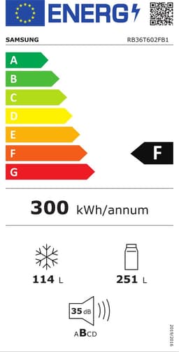 Samsung RB36T602FB1 - koel-vriescombinatie - 185 cm - No Frost - Bediening via app — thumbnail 2