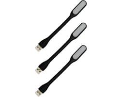 EXCITAT USB-lamp - Mini USB-lamp - Leeslamp - Buigzaam - Geschikt voor computer, computer-USB-poorten, opladers, powerbanks