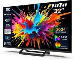 32-inch LED TV voor HD-beleving met Triple Tuner - HDMI en USB