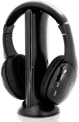 JeiibrZui Draadloze Tv-hoofdtelefoon - Bluetooth-hoofdtelefoon Met Ruisonderdrukking - Voor Tv-kijken En Online Chatten - 1 - Zwart — thumbnail 1