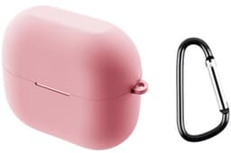 Telestore - hoesje geschikt voor Samsung Galaxy Buds3 FE / Buds 3 / 3 Pro soft case cover - roze - TPU hoesje Beschermhoes - Samsung Galaxy Buds3 FE / Buds 3 / 3 Pro Cover - Buds3 hoesje - gel hoesje met sleutelhanger — thumbnail 1
