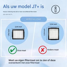 Vitdipy - 12 Stuks - Reserve filters - Robotstofzuigeraccessoires - Compatibel met de iRobot Roomba E, I, J-serie i1 i1+ i3 i3+ i4 i5 i5+i6 i6+ i7 i7+ i8 i8+ E5 E6 E7 — thumbnail 2