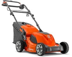 Husqvarna LC 141C elektrische grasmaaier - 41 cm maaibreedte, stille werking, centrale maaihoogteverstelling, inklapbare duwboom, 50 l opvangbak - ideaal voor middelgrote tuinen