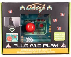 Galaga - TV plug & play - wireless controller - retro gaming