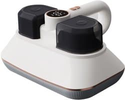 Handheld Stofzuiger - Bedstofzuiger - Draadloze Matrasstofzuiger - met HEPA-filter, 253,7 nm UV-C-lamp - 16 kPa Zuigkracht - Verbrede Zuigopening - Grote Stofcapaciteit - Laag Geluidsniveau - Wit