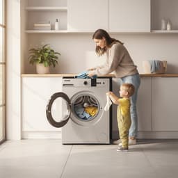 Heinner HWM-VT0610CHSD++ Wasmachine 6 kg – 15 Programma’s met Anti-Kreuk en Allergievriendelijk – Foam Detection – Balance Control – Zilver – 5 Jaar Garantie — thumbnail 5