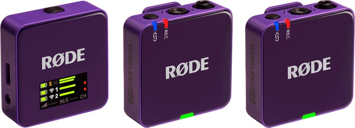 RØDE Wireless GO III - Purple - Draadloos Microfoonsysteem — afbeelding 1