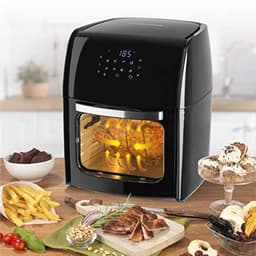Digitale XL heteluchtfriteuse 12 liter - Vetarm en Zacht Koken met 9 Programma's — thumbnail 2